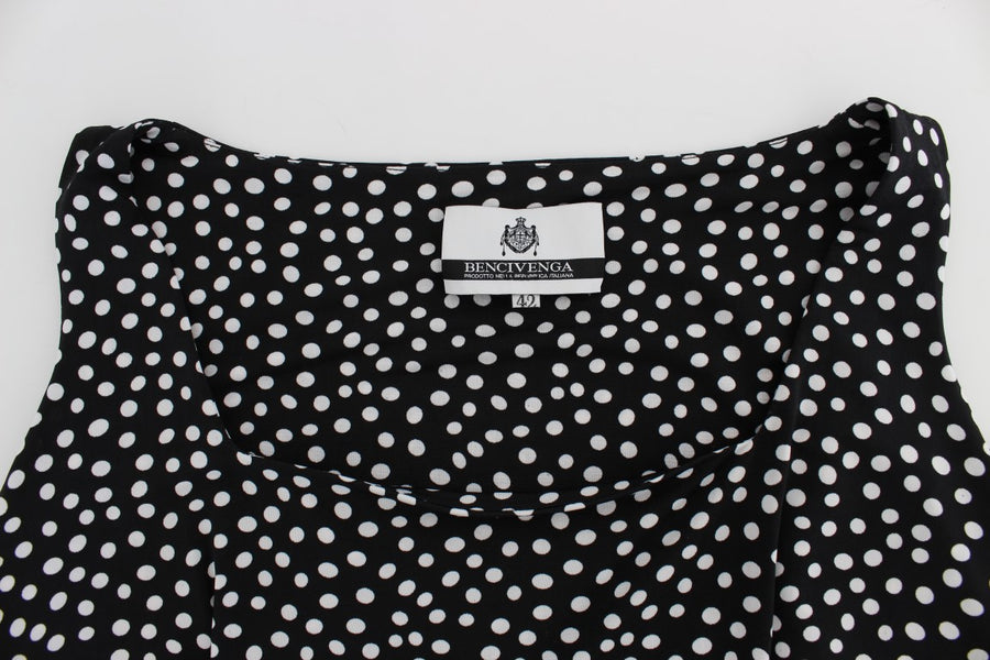 Chic Polka Dot Dress & Sweater Set