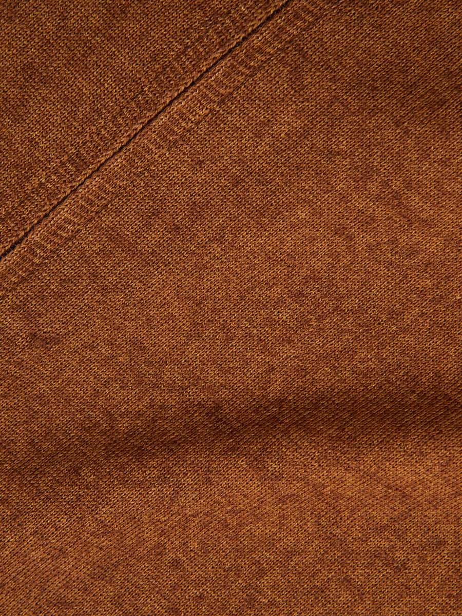 Elegant Beige Cotton Zip Sweater
