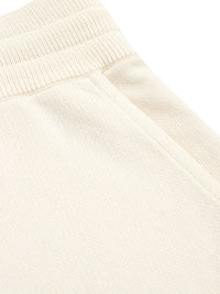 Thumbnail for Chic White Cotton Sweatpants - Regular Fit