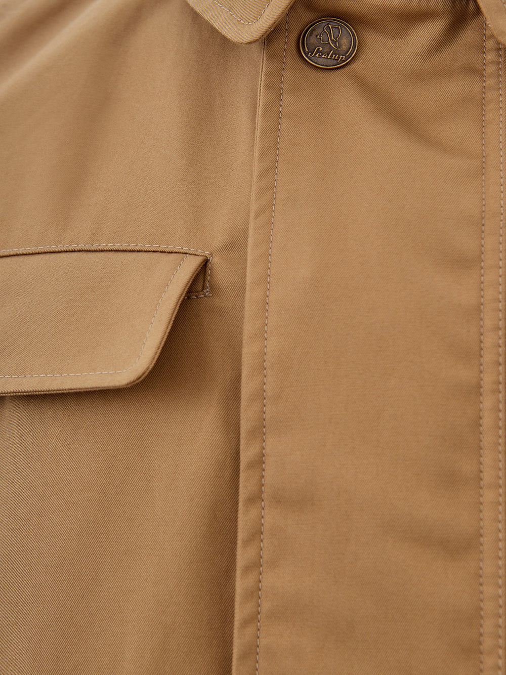 Exquisite Saharan Beige Cotton Jacket