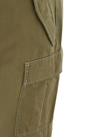 Thumbnail for Elegant Green Cargo Trousers - Relaxed Fit