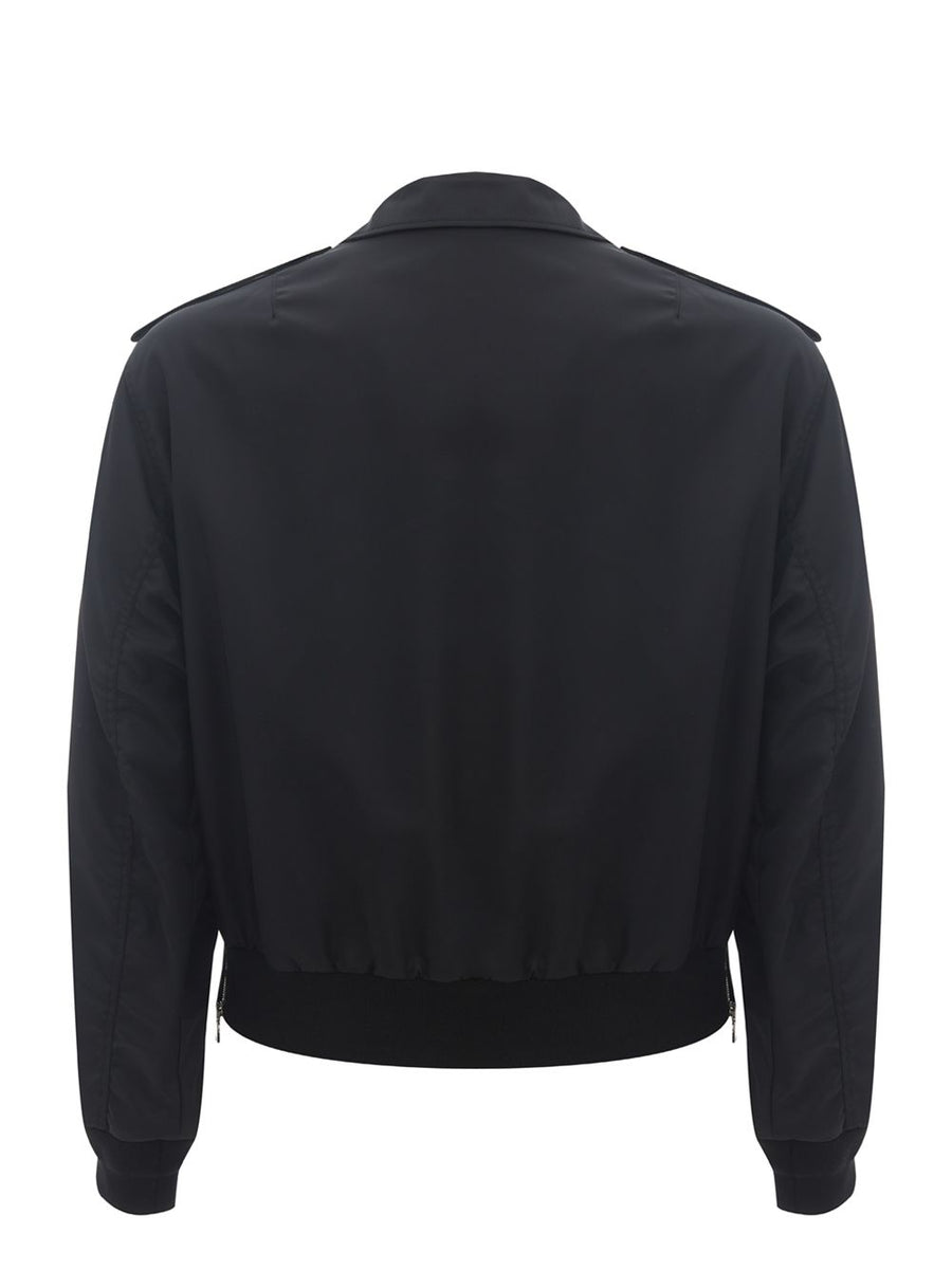 Timeless Black Bomber Jacket