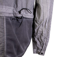 Thumbnail for Tech Fabric Black Overshirt Jacket