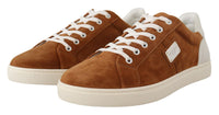 Thumbnail for Elegant Two-Tone Leather Sneakers