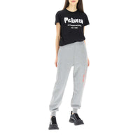 Thumbnail for Elegant Graffiti Logo Grey Sweatpants