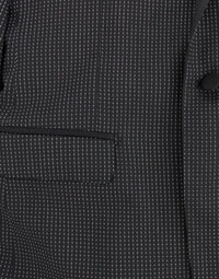 Thumbnail for Elegant Black Polka Dotted Slim Fit Blazer