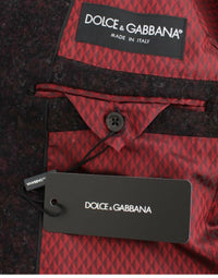 Thumbnail for Bordeaux Alpaga Two-Button Blazer Jacket