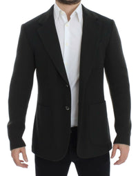 Thumbnail for Elegant Green Cashmere Blazer Jacket