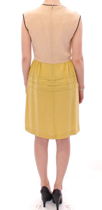 Thumbnail for Multicolor Silk Sheath Dress Sleeveless