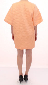 Thumbnail for Chic Pink Silk-Blend Short Sleeve Coat