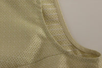 Thumbnail for Elegant Beige Shift Sleeveless Dress