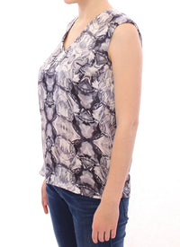 Thumbnail for Exquisite Silk Sleeveless Blouse in Multicolor