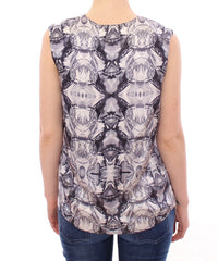 Thumbnail for Exquisite Silk Sleeveless Blouse in Multicolor
