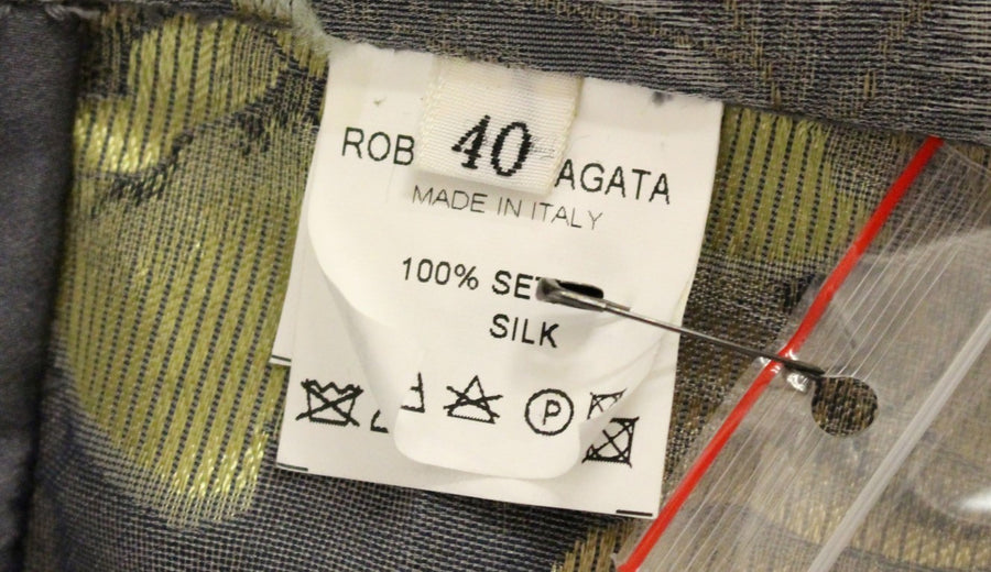 Chic Silk Floral One-Button Blazer