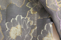 Thumbnail for Chic Silk Floral One-Button Blazer