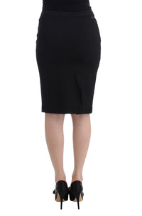 Thumbnail for Black Straight Pencil Skirt