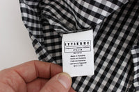 Thumbnail for Chic Monochrome Sheath Dress with Belted Waistline