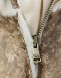Thumbnail for Brown sleeveless silk dress