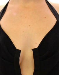 Thumbnail for Multicolor floral bubble halterneck dress