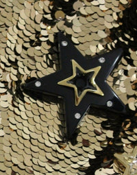 Thumbnail for Masterpiece gold sequined crystal swarovski dress