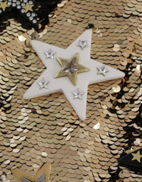 Thumbnail for Masterpiece gold sequined crystal swarovski dress