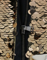 Thumbnail for Masterpiece gold sequined crystal swarovski dress