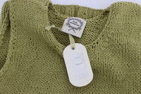 Thumbnail for Chic Green Knitted Sleeveless Vest Sweater