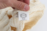 Thumbnail for Beige Sleeveless Cotton Blend Vest Sweater