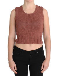 Thumbnail for Chic Red Sleeveless Knit Vest Sweater