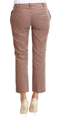 Thumbnail for Chic Brown Cropped Corduroy Pants