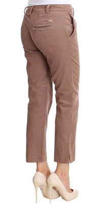 Thumbnail for Chic Brown Cropped Corduroy Pants