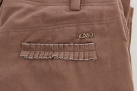Thumbnail for Chic Brown Cropped Corduroy Pants