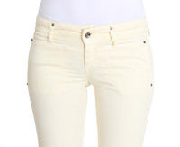 Thumbnail for Chic Off-White Flared Designer Jeans