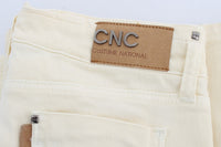 Thumbnail for Chic Off-White Flared Designer Jeans
