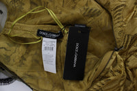 Thumbnail for Yellow Floral Lace Sheath Dress