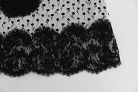 Thumbnail for Black Silk Lace Babydoll Lingerie Top