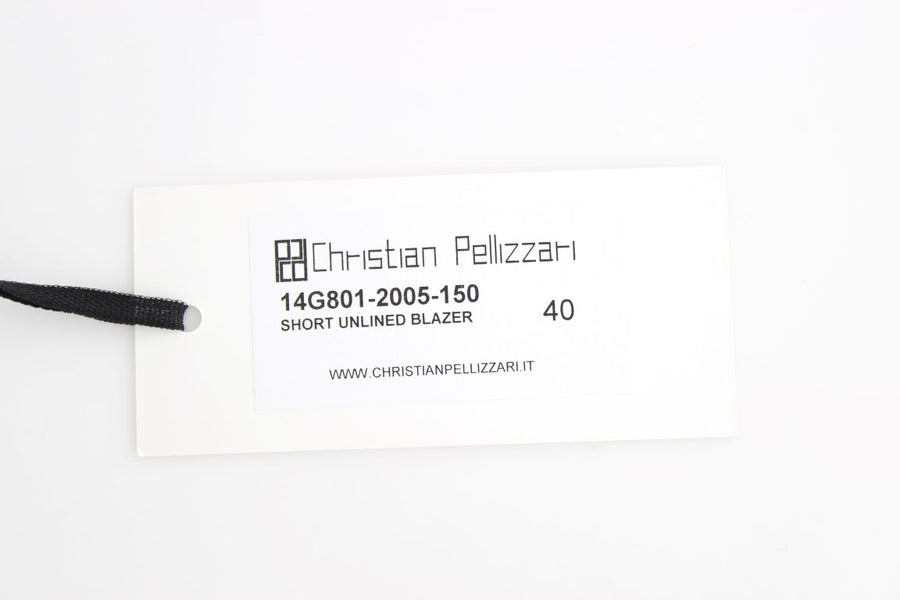 Elegant Two-Tone Blue Short Blazer