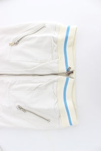 Thumbnail for White Mock Zip Cardigan Sweatshirt Sweater