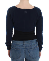 Thumbnail for Chic Cashmere-Blend Cropped Sweater in Blue