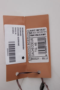 Thumbnail for Chic Cashmere-Blend Cropped Sweater in Blue