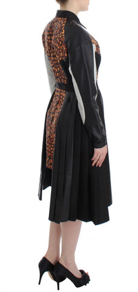 Thumbnail for Elegant Multicolor Long Sleeved Shirt Dress