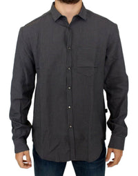 Thumbnail for Gray linen casual shirt