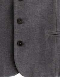 Thumbnail for Gray cotton blend casual vest