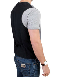 Thumbnail for Gray cotton blend casual vest