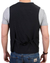 Thumbnail for Gray cotton blend casual vest