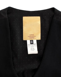 Thumbnail for Black wool blend casual vest