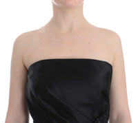 Thumbnail for Elegant Strapless Black Dress