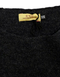 Thumbnail for Gray wool crewneck sweater