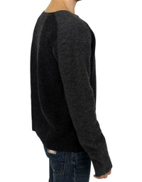 Thumbnail for Gray wool crewneck sweater