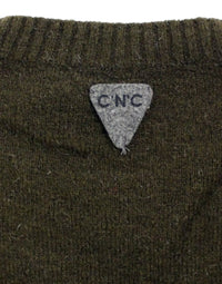 Thumbnail for Brown striped crewneck sweater